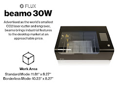 FLUX beamo 30W CO2 Desktop Laser Cutter & Engraver