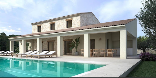 Propriété avec piscine 1