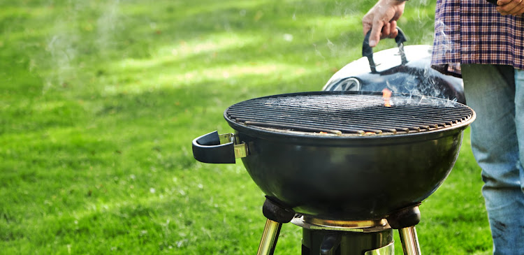 Cooking over the coals is much more atmospheric than flicking on the flames of a gas braai.