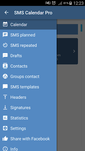 SMS Calendar Pro