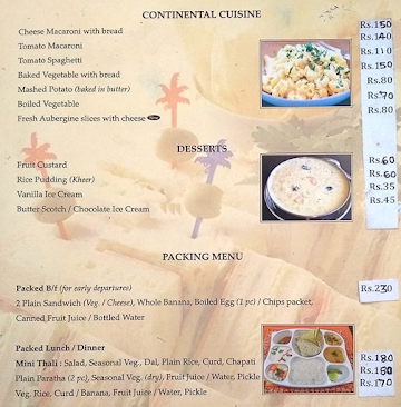 Jai Niwas Restaurant menu 