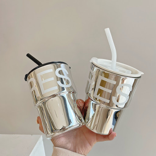 Title 6, Ins Wind Horizontal Straw Tumbler, stylish for ...
