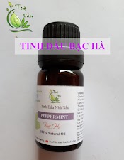 Tinh Dầu Bạc Hà Nguyên Chất 100% Từ Thiên Nhiên Dùng Để Giải Cảm, Thông Mũi, Mát Họng.