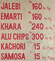 Rajasthan Jalebi & Namkeen menu 1