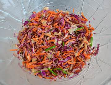 Ponzu-Sesame Cabbage Slaw