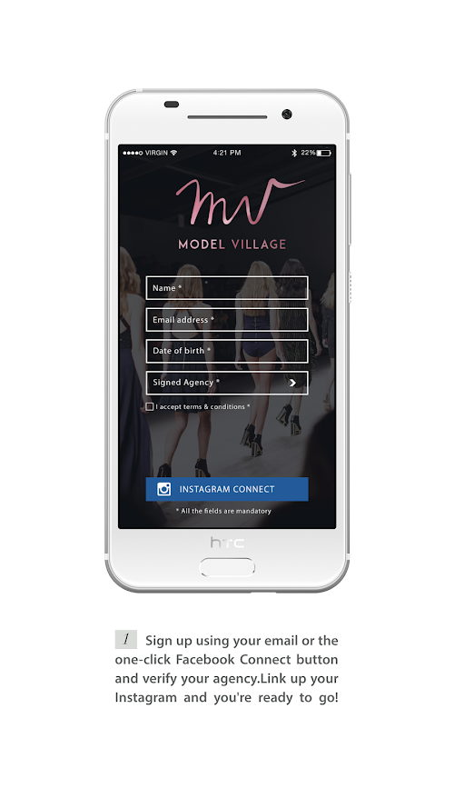 Android application Model Village screenshort