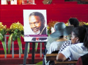 GREATLY MISSED: Mourners at Nthato Motlana's memorial in Soweto yesterday. 04/12/08. Pic. Thobeka Magcai. © Unknown.