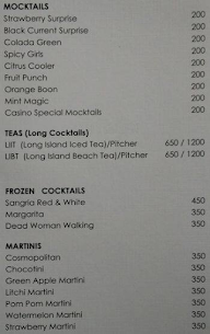 Casino Bar menu 2