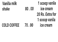 The Ksahmir Ice Cream And Snacks menu 2