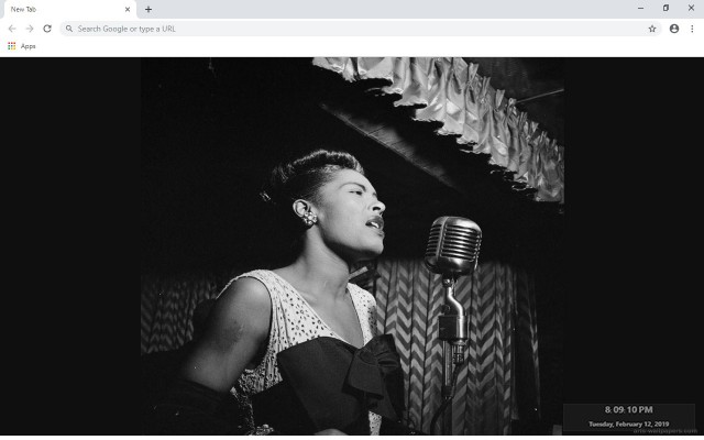 Billie Holiday New Tab