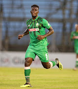 Siphelele Mthembu of AmaZulu during the DStv Premiership match between Tshakhuma FC and AmaZulu FC at Thohoyandou Stadium on December 05, 2020 in Thohoyandou, South Africa. 