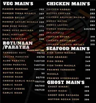 Bombay Zaika menu 2