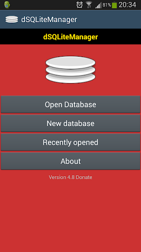 aSQLiteManager Donate Version