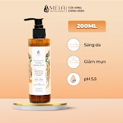 Sữa Rửa Mặt Nghệ Nhân Sâm Mela Làm Sạch Dịu Nhẹ Giảm Mụn Sáng Da, Giảm Thâm Và Cân Bằng Ph 200Ml - Ml08