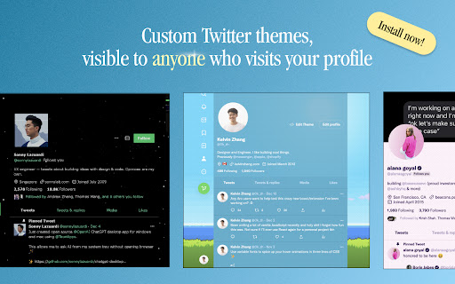 User Themes for Twitter