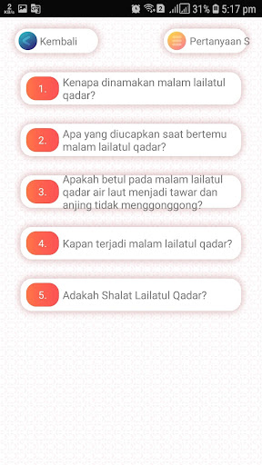 Panduan Amalan di Malam Lailatul Qadar