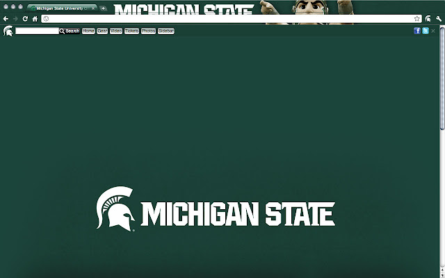 Michigan State University Theme chrome extension