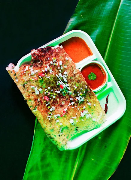 Ghee Rava Onion Dosa