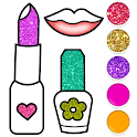 Icon Glitter Beauty Coloring Pages