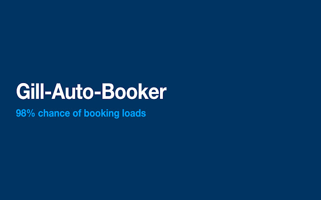 Gill Auto Booker (Amazon Relay) chrome extension