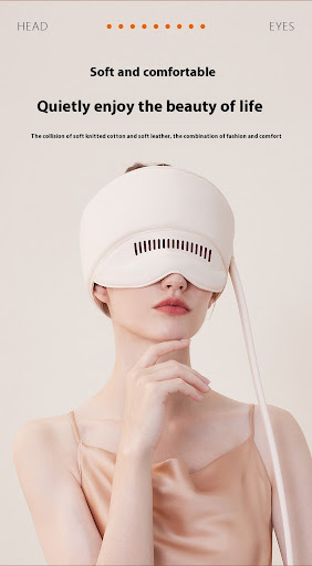 Title 9, Electric heating airbag head massager cap. Head...