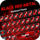 Download Black Red Metal Keyboard Theme For PC Windows and Mac 1.2.1