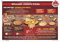 William John's Pizza menu 1