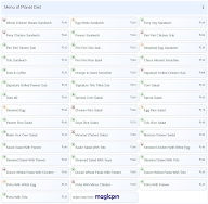 Planet Diet menu 1