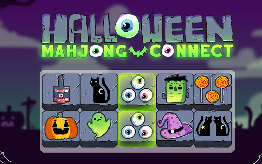 Mahjong Connect Halloween Game