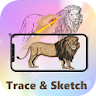 Trace & draw sketch: Trace CAM icon