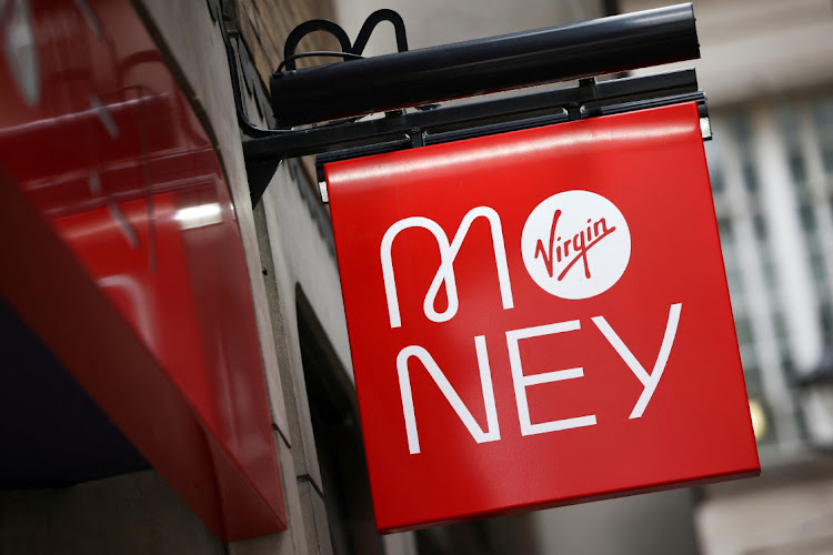 Signage on display outside of a Virgin Money store in central London, Britain, July 27 2021. Picture: REUTERS