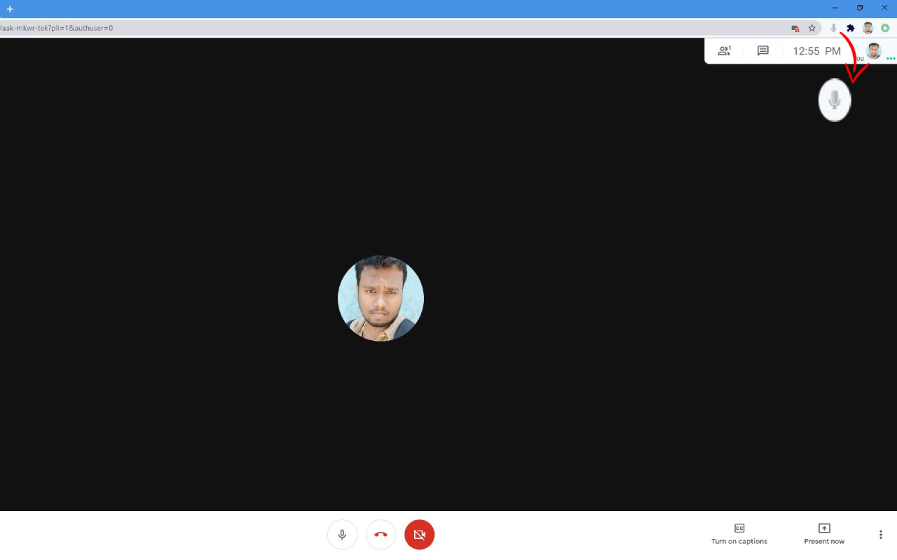 Google Meet Mute Preview image 0