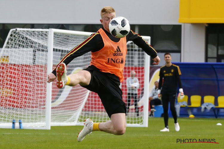 De Bruyne tackelt ploegmaat bijna van het veld en van het WK: "Dat is de intensiteit die we willen zien"