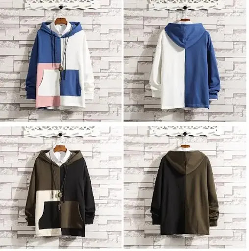 Title 8, Sweatshirt Men Plus Fat Plus Size Loose Couple ...