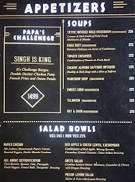 Papa Whiskey menu 2