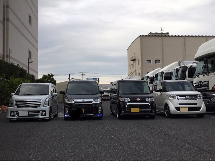 ワゴンRスティングレーのプチオフ会・Nスラッシュ・タントカスタム・タントエグゼに関するカスタム事例の投稿画像1枚目
