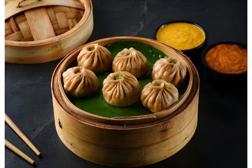 Vegetable Wheat Momos (6 pcs)