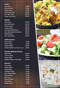 Veg Sizzel's menu 7