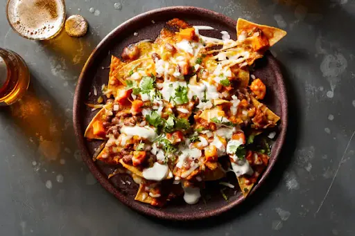 Baked Nachos Cheese And Salsa Non Veg