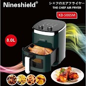 Nồi Chiên Không Dầu 7L 8L 9L 10L Nineshield Dung Tích Lớn Chiên Nướng Đa Năng Tiện Lợi[Tongkhosiyen]