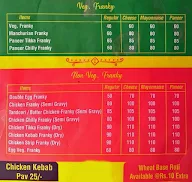 Raiza's Franky & Rolls menu 1