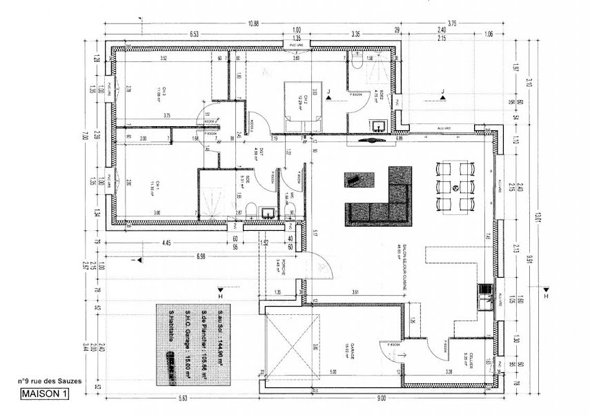 Vente maison 4 pièces 103 m² à Epargnes (17120), 365 000 €