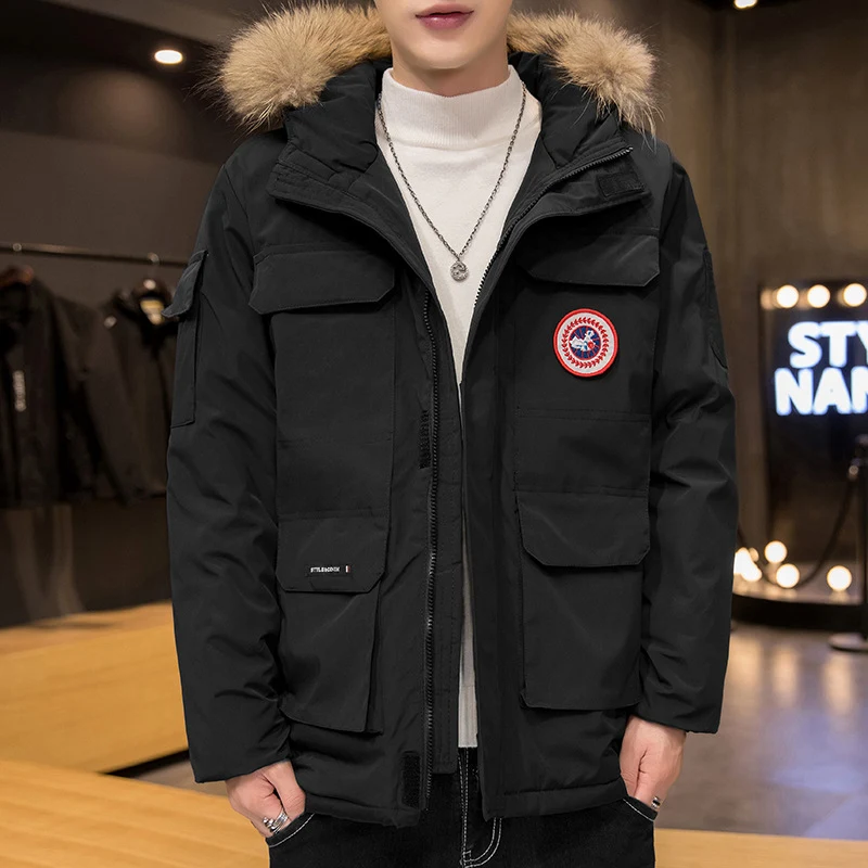 Title 2, Cotton Jacket Mid-length Men Fashion Brands Co...