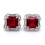 ruby earrings