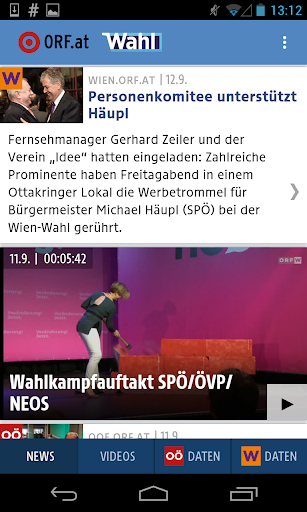 ORF.at Wahl