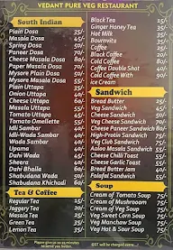 Hotel Vedant menu 4