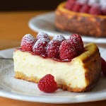 Ricotta Cheesecake with Fresh Raspberries was pinched from <a href="http://www.onceuponachef.com/2015/04/ricotta-cheesecake.html" target="_blank">www.onceuponachef.com.</a>