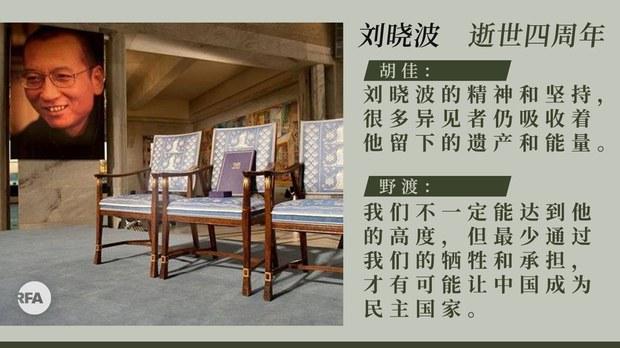 刘晓波逝世四周年   精神遗产依然启发中国异见人士