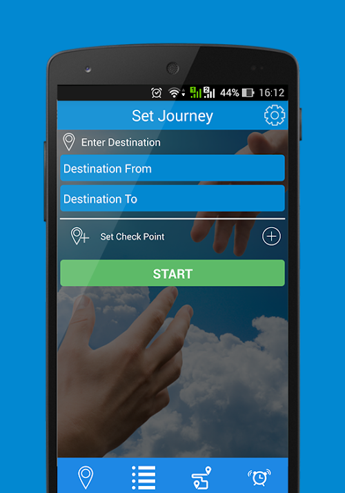 Android application Are You There Yet screenshort