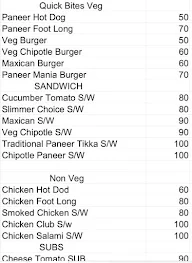 Sgl The Cafe menu 3